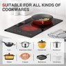 Gtkzw Cooktop Elétrico 12" 110v com 2 Queimadores e 9 Níveis de Potência - 8