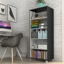 Ver imagem 2 de Armário de Escritório Marcela 2 Portas 4 Prateleiras 140cm