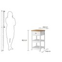 Ver mais imagens de Aparador Carrinho Chá 1 Gaveta BA-130 Denver Ditália Móveis