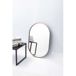 Espelho Oval com Moldura em Metal 80 x 50 cm - 3