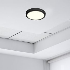 Painel LED 18w Redondo Sobrepor Lux 3000k Taschibra