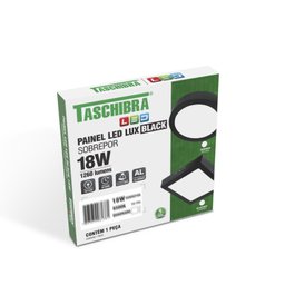 Painel LED 18w Redondo Sobrepor 4000K Lux Taschibra - 4
