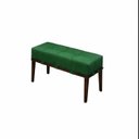 Ver imagem 2 de Puff Livia 140cm Pés Imbuia Verde