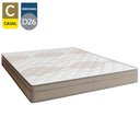 Ver imagem 7 de Cama Box Baú Casal Bipartido Sintético + Colchão de Molas Ensacadas Portobel Ipanema 138x188x66cm