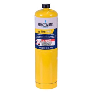 Cilindro de Gás Descartável 400 Gr - Bernzomatic Map Pro Gas 0013