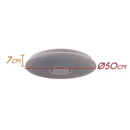 Plafon Sissi LED 36W Rgb Toca Música Bluetooth Zm-004 St2317 - 3