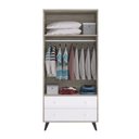 Ver imagem 6 de Quarto de Bebe Completo 3 Peças 1 Cômoda 1 Roupeiro 1 Berço Pipoca 