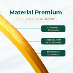 Espelho Grande Retangular Corpo Inteiro 170 X 70 Cm com Suporte de Chão Industrial - 7