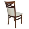 Cadeira de Jantar Eduarda Madeira Maciça Imbuia e Creme 4 pçs - 3