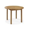 Mesa Redonda Export 80cm p/Área Externa Eucalipto - Jatobá - 1