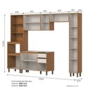 Ver imagem 4 de Cozinha Modulada Completa 6 Peças com Torre Quente 1 Forno e Paneleiro Venaly