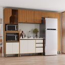 Ver imagem 1 de Cozinha Modulada Completa 6 Peças com Torre Quente 1 Forno e Paneleiro Venaly