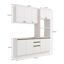 Ver imagem 2 de Cozinha Compacta Celeste Kappesberg 100% Mdf Branco 190cm
