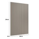Ver imagem 5 de Painel Ripado Smart 160x240cm F972 Grigio