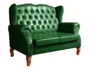 Ver imagem 2 de Namoradeira Chesterfield Imperador Sofá Vintage Capitonê - Couríssimo Verde
