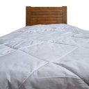 Ver imagem 4 de Edredon Solteiro Matelassado Algodão Hotel Branco