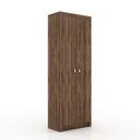 Ver mais imagens de Kit 4 Peças com Escrivaninha em L, Gaveteiro, Armário Multiuso Alto e Estante Livreiro