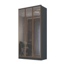 Ver imagem 2 de Guarda Roupa Ravi em Mdf 3 Portas Reflecta 120,5x232,2cm Grafitto 1120