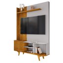 Ver imagem 1 de Home Estante Rack Corumbau para Tv até 55 Polegadas Naturale/off White