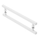 Ver imagem 1 de Puxador Branco Para Porta De Vidro Madeira Pivotante 90cm