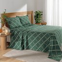 Ver imagem 2 de Kit Colcha / Cobre Leito Casal Piquet Estampado - Dohler Gaia Dohler S.a.