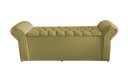 Ver imagem 3 de Kit Dubaí Cabeceira de Cama Box Casal e Recamier Baú Solteiro 90 Cm Suede Bege Eli Móveis