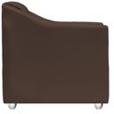 Ver imagem 5 de Kit 6 Poltronas Decorativa para Sala Recepção Manicure Cadeira Reforçada Mila Corino Pés Cromado