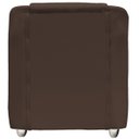 Ver imagem 6 de Kit 6 Poltronas Decorativa para Sala Recepção Manicure Cadeira Reforçada Mila Corino Pés Cromado