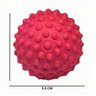 Kit 120 Bolinha Cravo Fisioterapia Anti Stress Mão Bola Pet Exercitadora - Vermelho - 3