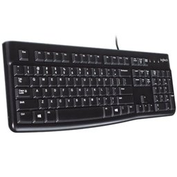 TECLADO USB K120 PRETO LOGITECH - 2