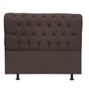 Ver imagem 2 de Cabeceira Estofada Cama Box King 195cm París Veludo Marrom- Mabe Magazine