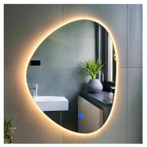 Espelho Orgânico com Led 3000k - Branco Quente Medida 72,5 X 58,0 Cm