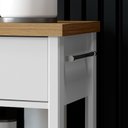 Ver imagem 4 de Aparador Carrinho Chá 2 Gavetas BA-135 Denver Ditália Móveis