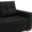 Ver imagem 4 de Sofá de Canto com Puff 6 Lugares 238cm Gávea Preto