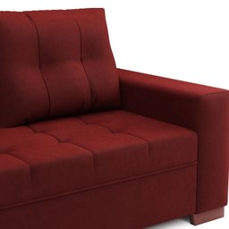 Sofá de Canto com Puff 7 Lugares 238cm Gávea - 4
