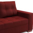 Ver imagem 4 de Sofá de Canto com Puff 7 Lugares 238cm Gávea Vermelho