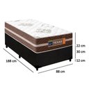 Ver imagem 4 de Cama Box Solteiro Suede + Colchão Molas Ensacadas Texas Prime Colchões 88cm - Suporta até 120 Kg