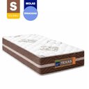 Ver imagem 5 de Cama Box Solteiro Suede + Colchão Molas Ensacadas Texas Prime Colchões 88cm - Suporta até 120 Kg