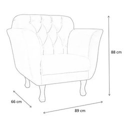 Kit Namoradeira + 2 Poltronas Decorativa Couro Rosa Pink Pés Madeira Mz Decor - 4