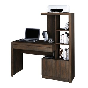 Estante Escrivaninha 1 Porta 2 Gavetas ME4143 Rústico - Tecno Mobili