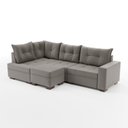 Ver imagem 4 de Sofá de Canto com Puff 7 Lugares 238cm Gloria