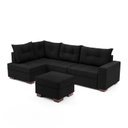 Ver imagem 2 de Sofá de Canto com Puff 7 Lugares 238cm Gloria