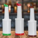 Ver imagem 4 de Kit 6 Garrafa Plástica Store'n Pour 1l Marrom Weck para Sucos Drink Bar