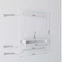 Ver imagem 3 de Painel para TV até 50 Polegadas 1 Nicho Boulevard Yescasa