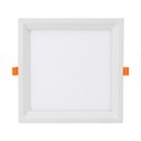 Ver imagem 2 de Kit 10 Painel de Led Quadrado Embutir Recuado 6w Bivolt Taschibra 3000k Quente