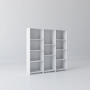Ver imagem 2 de Estante de Livros 136CMX137,5cm Baixa 11 Prateleiras London Yescasa Branco