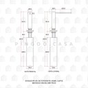 Ver imagem 4 de Dosador de Detergente 500ml Aço Inox 304 Capiá Pingoo.casa - Dourado Rose