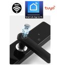 Ver imagem 5 de Fechadura Digital Eletronica App Celular Wifi Senha Biometria Cartao Rt Chave Abre Porta Portao Segu