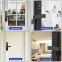 Ver imagem 4 de Fechadura Digital Eletronica App Celular Wifi Senha Biometria Cartao Rt Chave Abre Porta Portao Segu