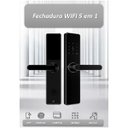 Ver imagem 2 de Fechadura Digital Eletronica App Celular Wifi Senha Biometria Cartao Rt Chave Abre Porta Portao Segu